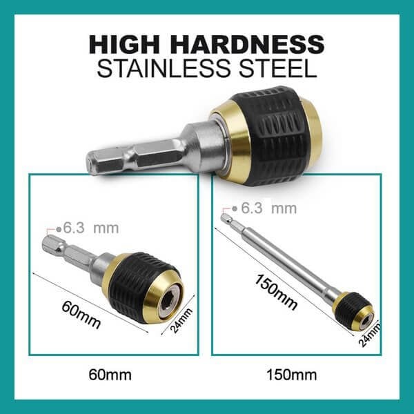 (🎁2024 New Year Hot Sale🎁)Quick-release Hexagon Drill Bit Coupling